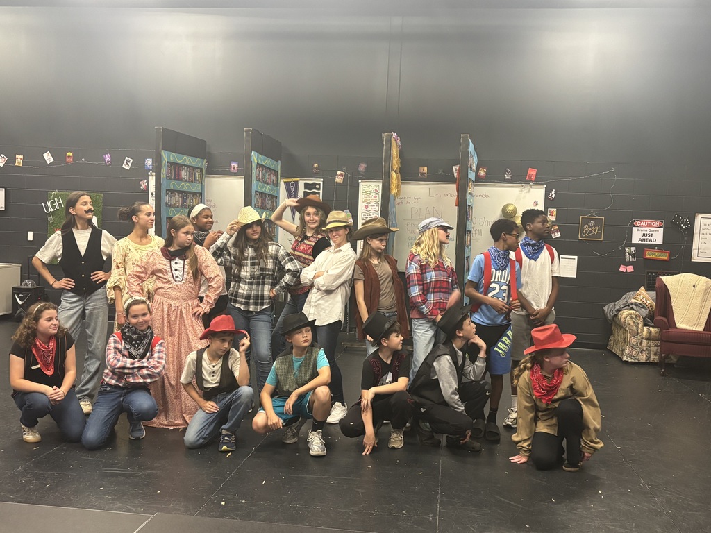 Students in theater class