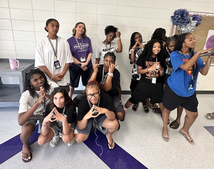 students and principal