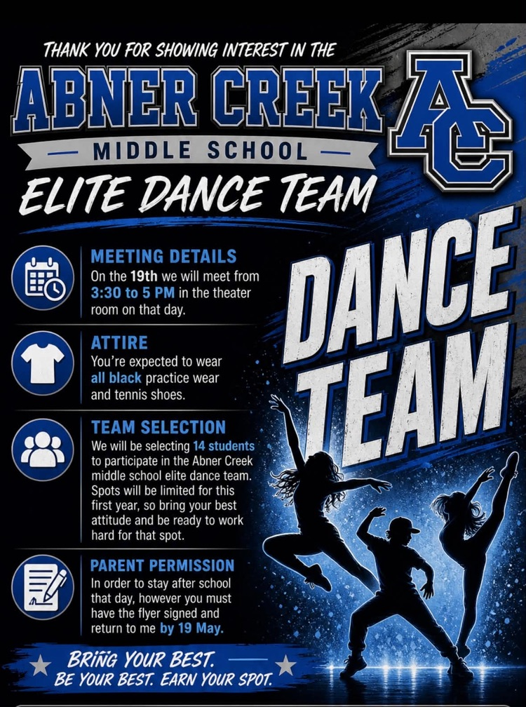 dance team poster
