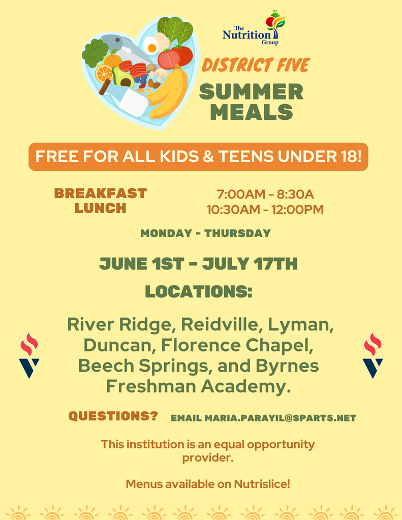 summer feeding details