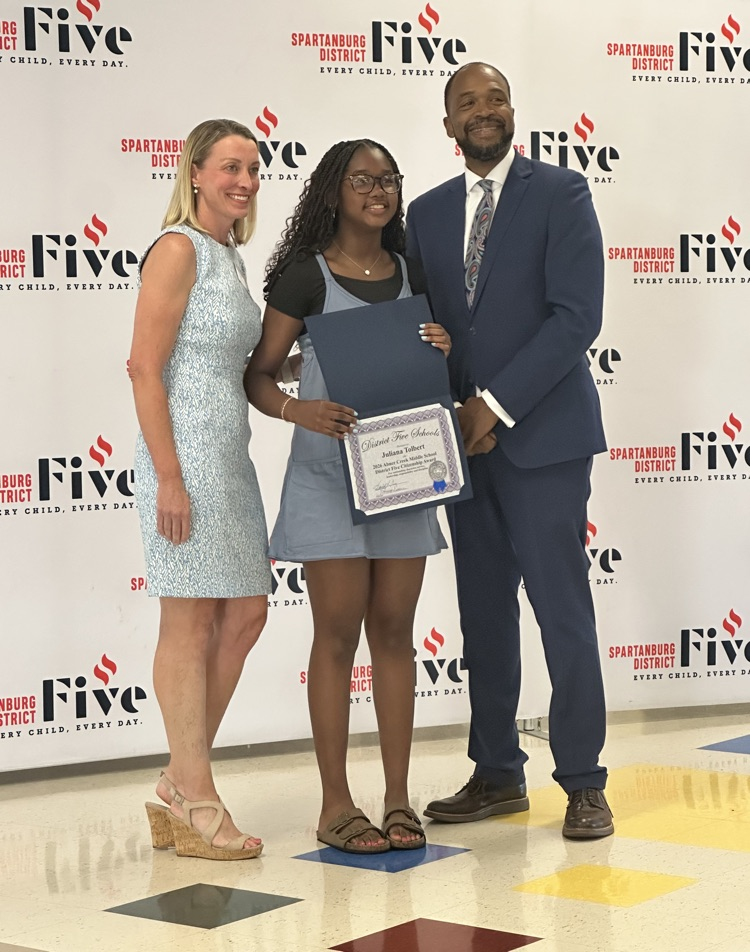 Juliana and the superintendent and board member