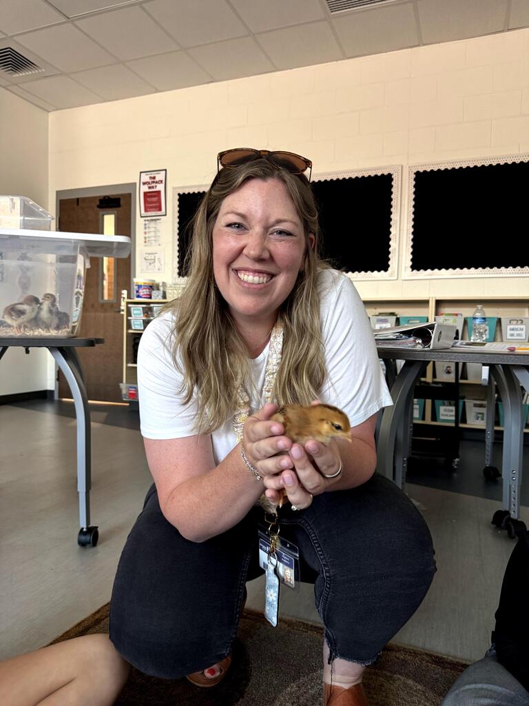 3rd grade chick visit