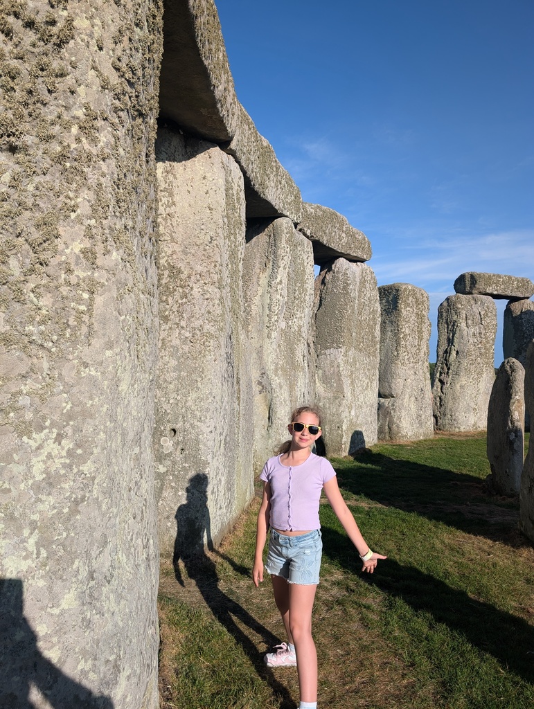 Student at tourist site