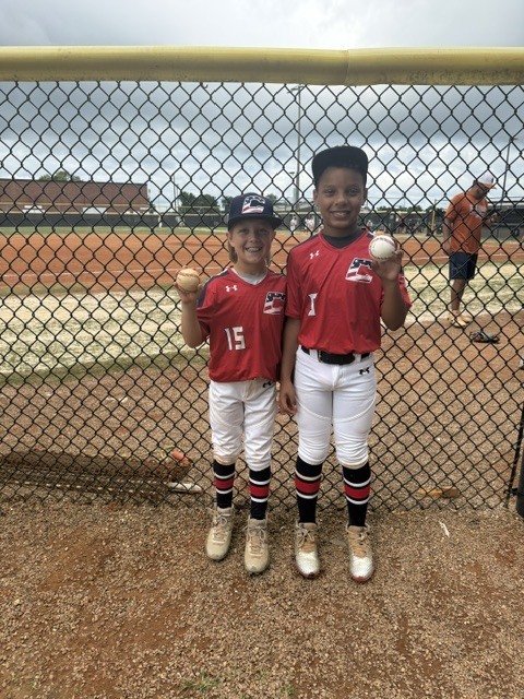 two kids smiling