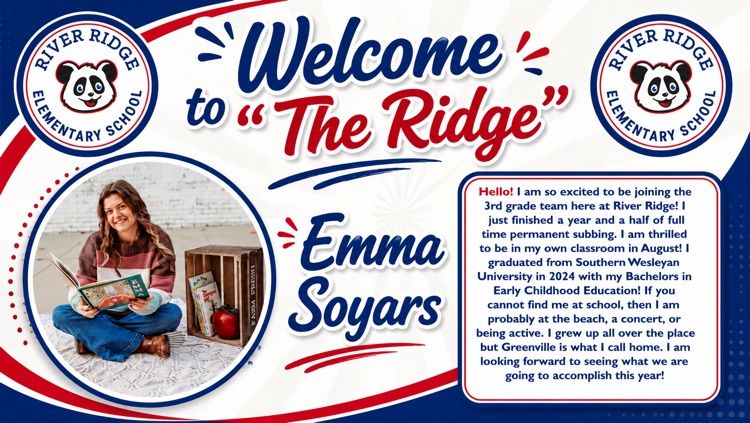 welcome Ms. Soyars to RRES