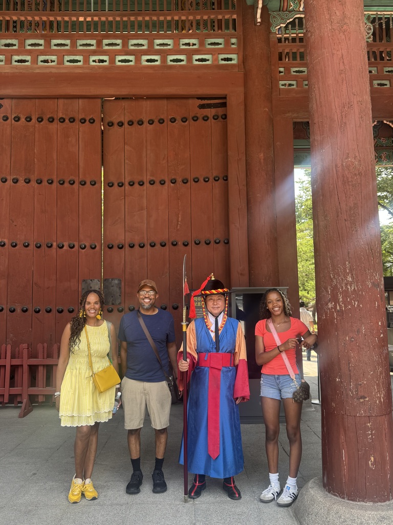 Bolden family in Korea