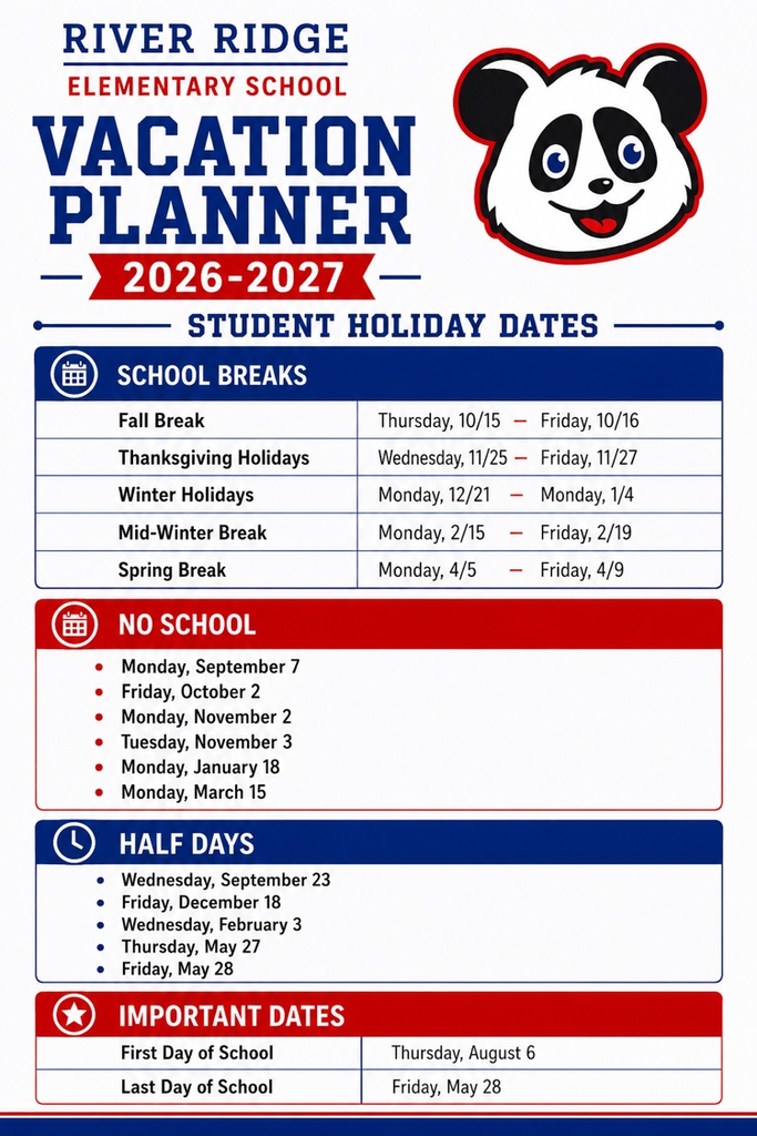 vacation planner for 2026-27