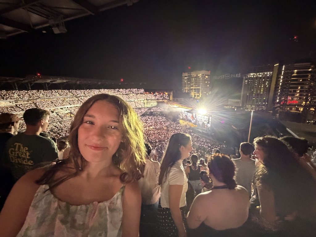 Girl at concert