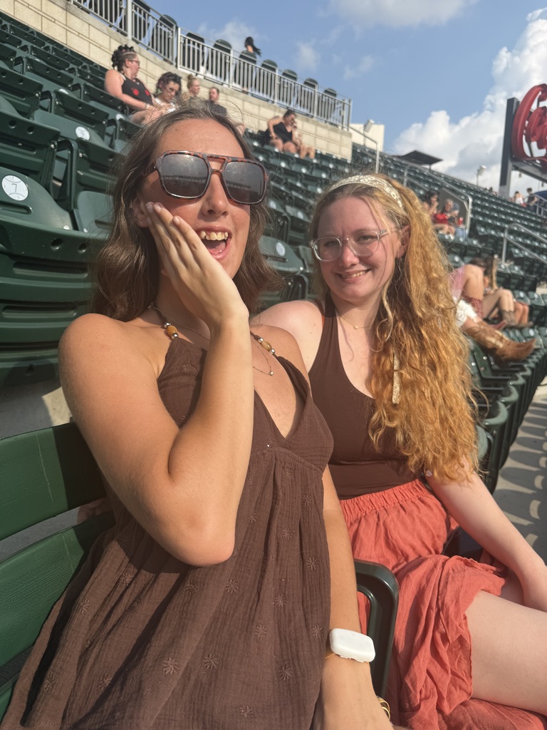 Elise Archie and friend