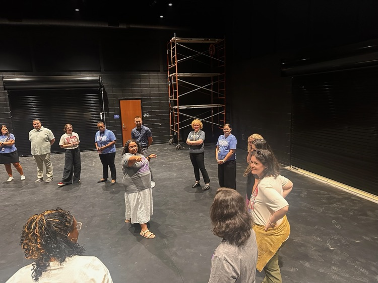 teachers playing a game