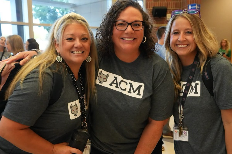 teachers at welcome back event