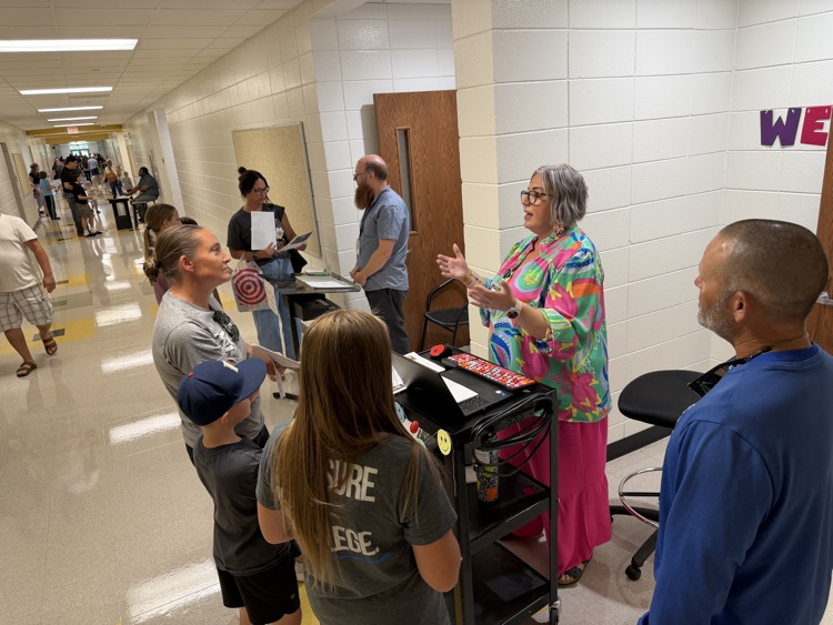 DR Hill Middle School meet the teacher event