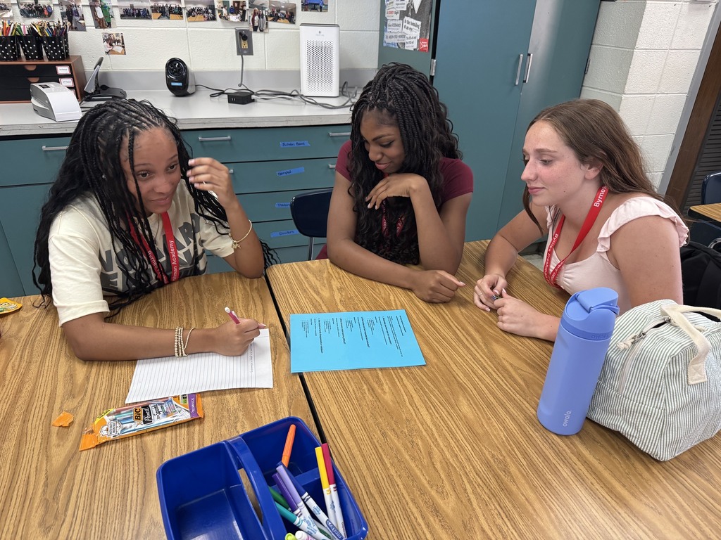 students collaborating in a group activity