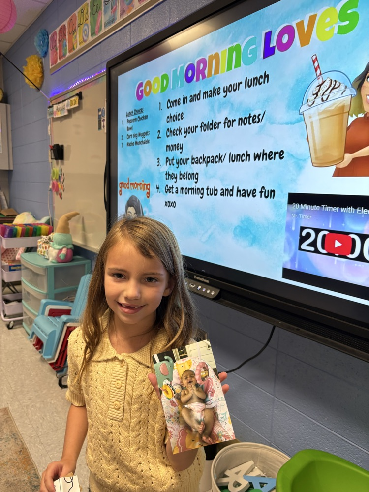 student sharing writing 
