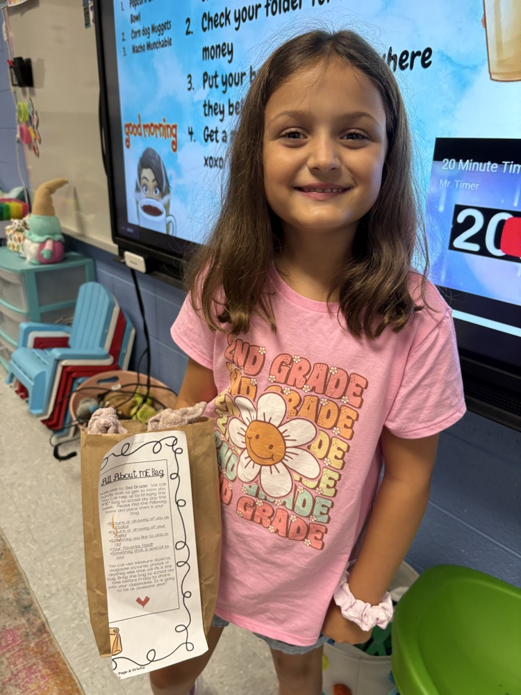 student sharing writing 