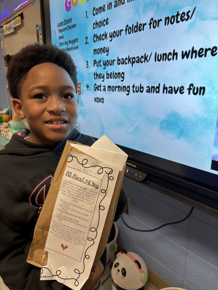 student sharing writing 