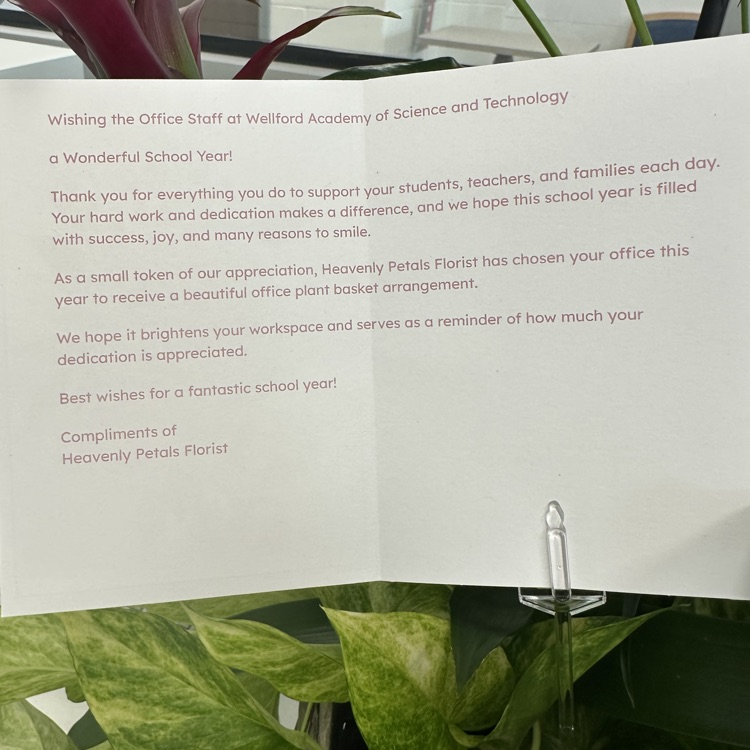 letter to office staff