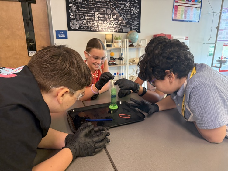 kids in science class 