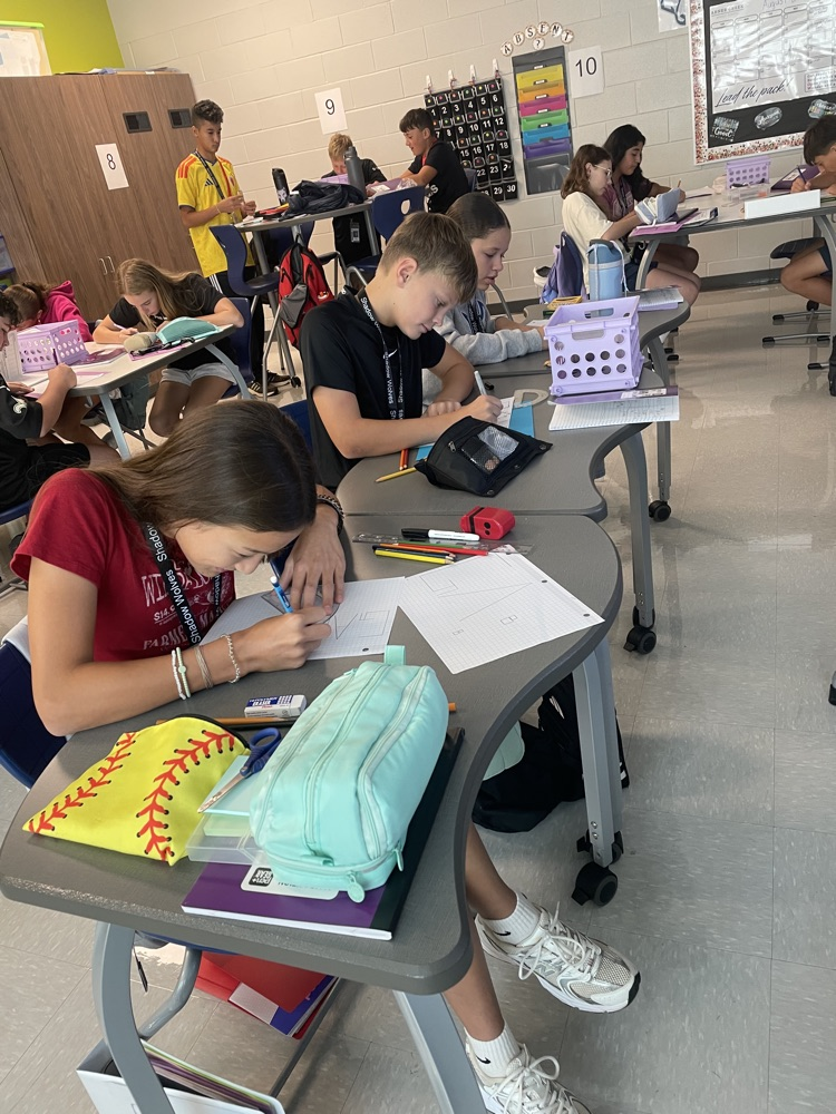 kids in math class 