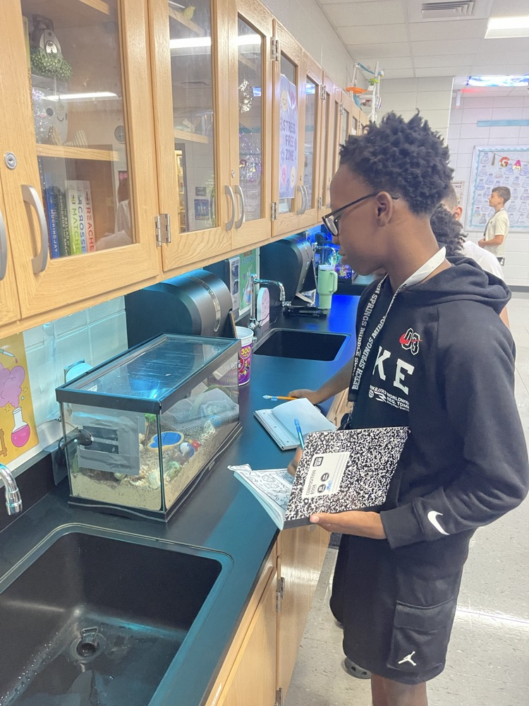 student working 