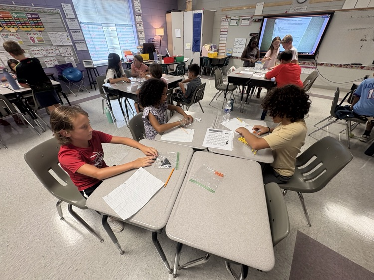 students playing Math games