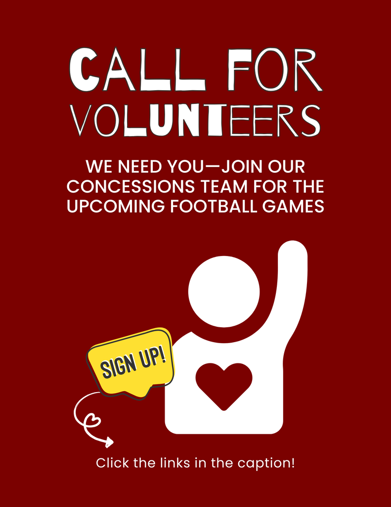 call for volunteers