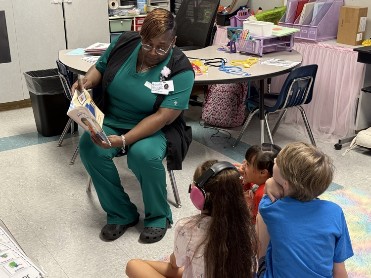 classroom visit with a nurse 