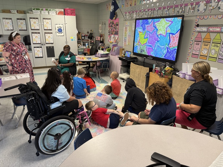 classroom visit with a nurse 