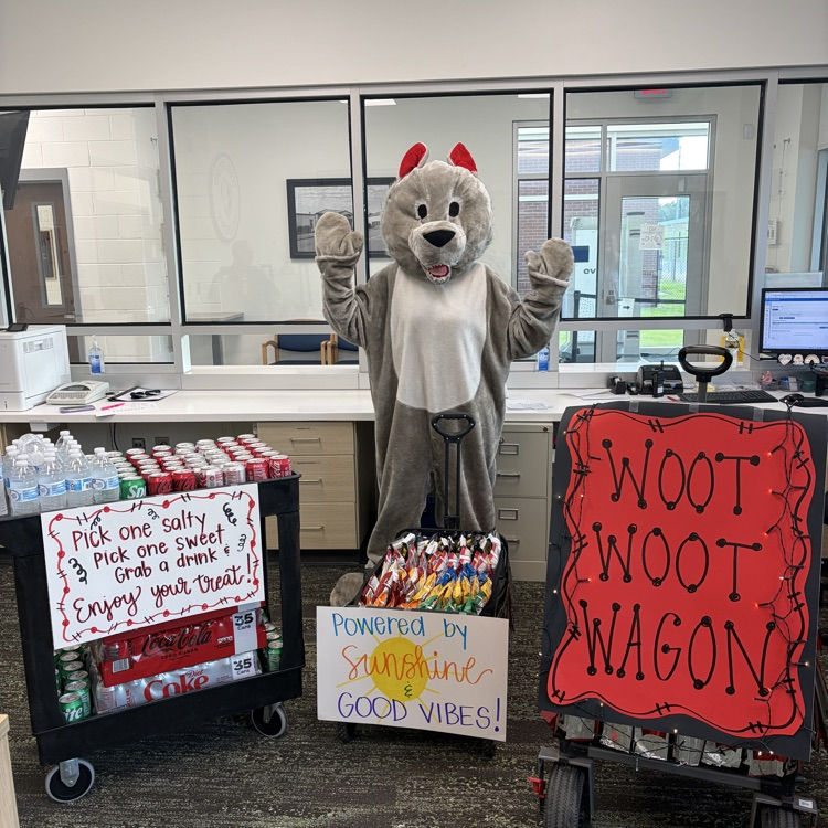 woot woot wagon spreading cheer through the school