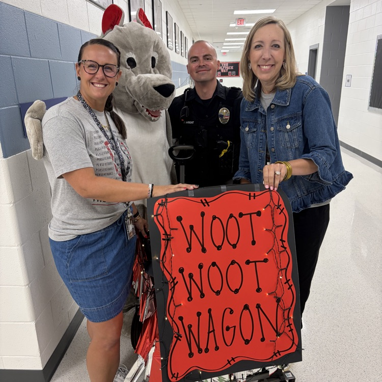 woot woot wagon spreading cheer through the school