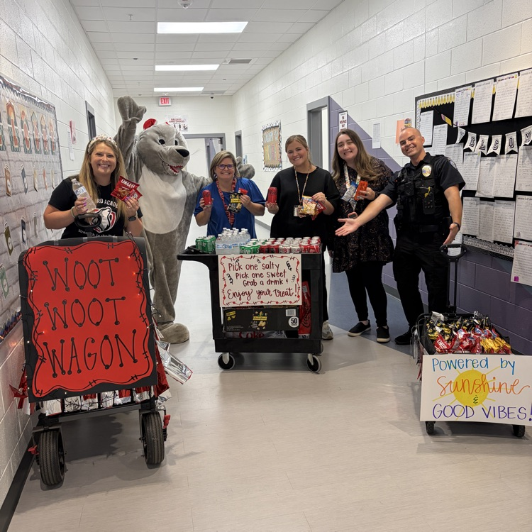 woot woot wagon spreading cheer through the school