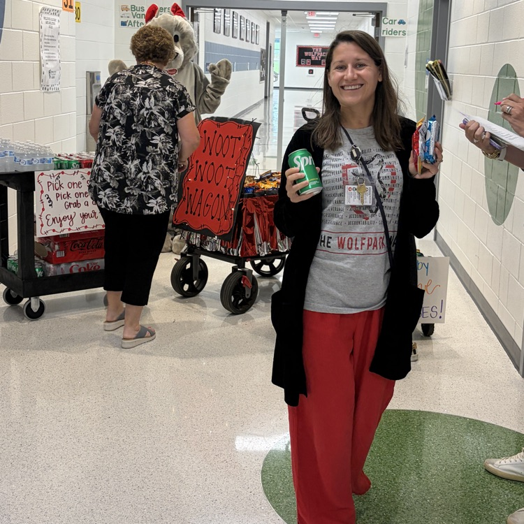 woot woot wagon spreading cheer through the school