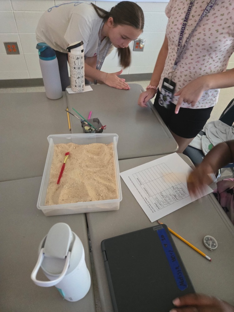students working