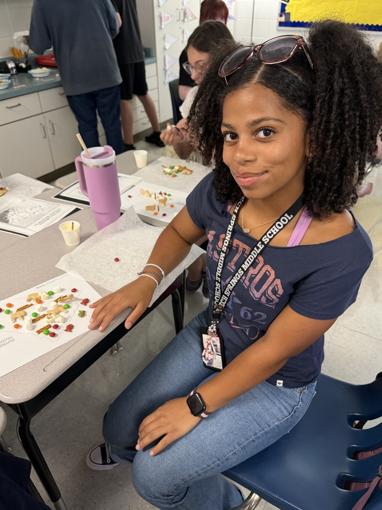 student with map