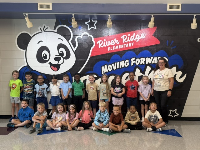 students posing as a class 