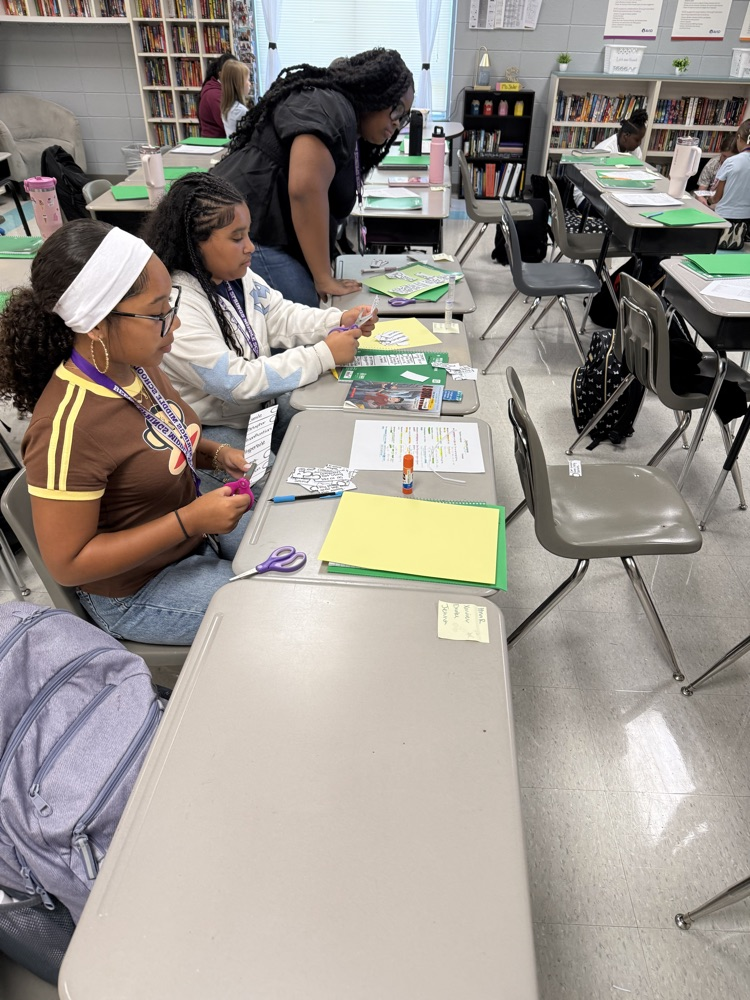 students working together