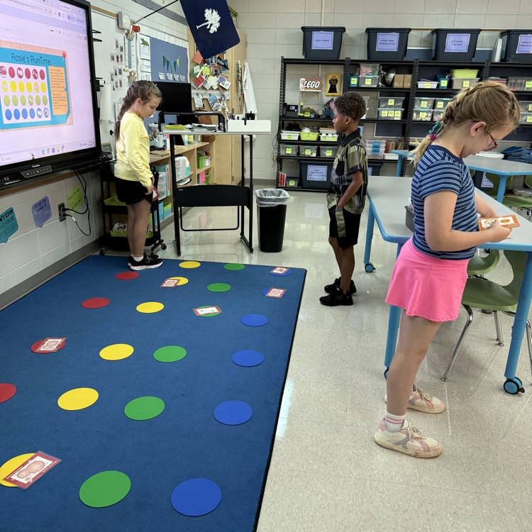 picture of students doing STEM activities