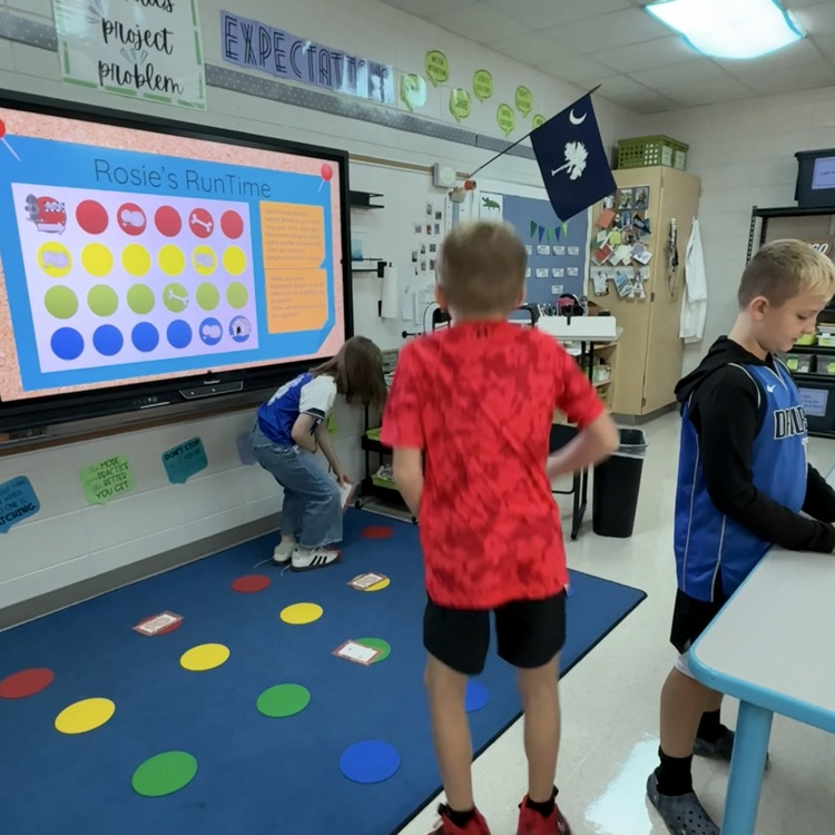 picture of students doing STEM activities