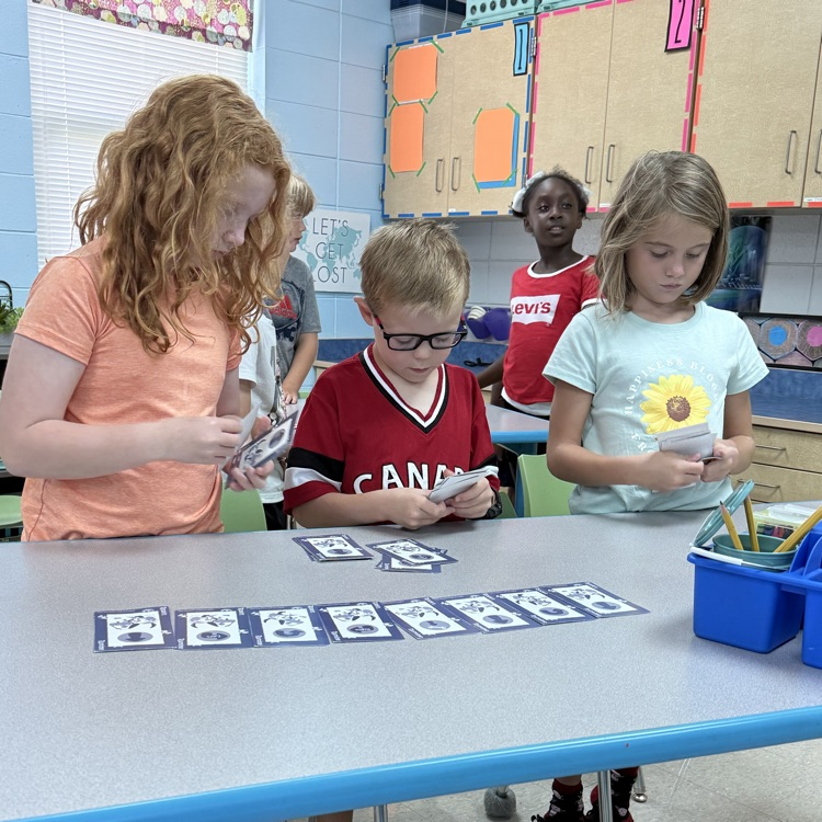 picture of students doing STEM activities