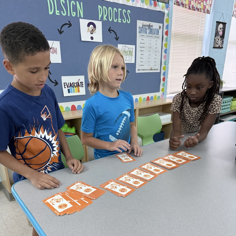 picture of students doing STEM activities