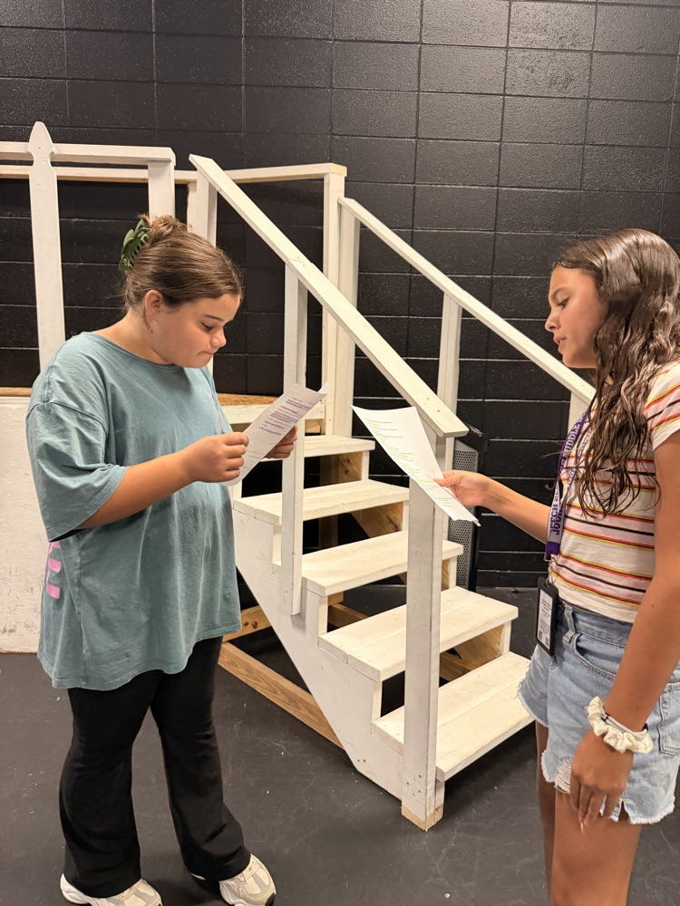 two students reading 