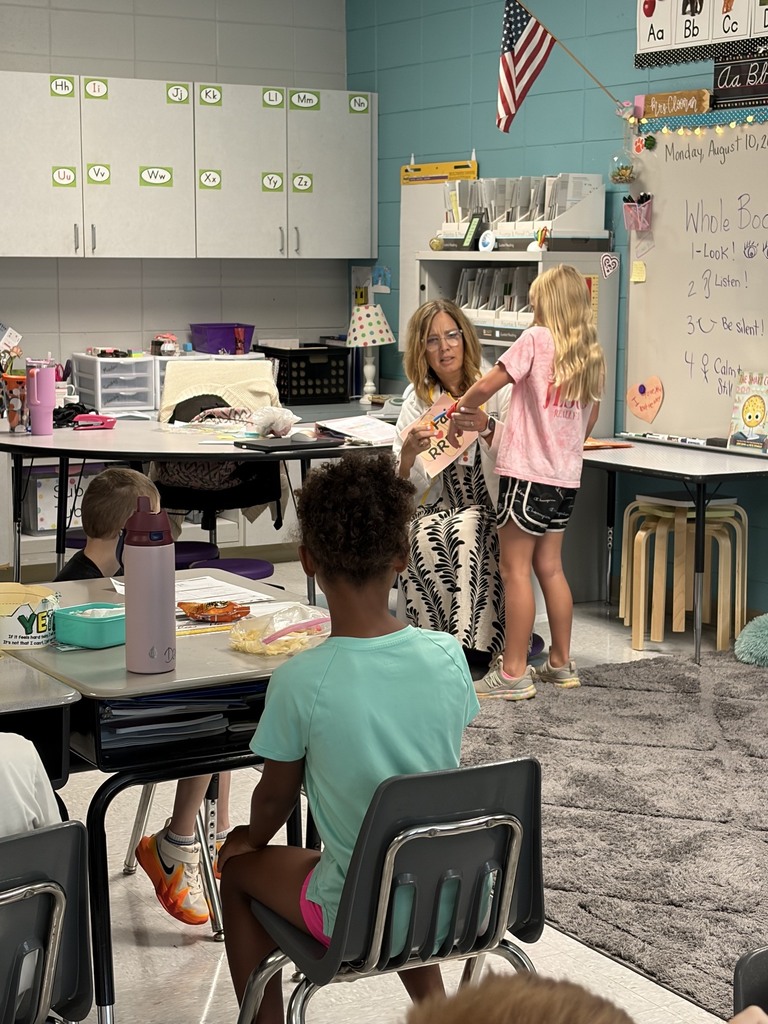 students working in classroom
