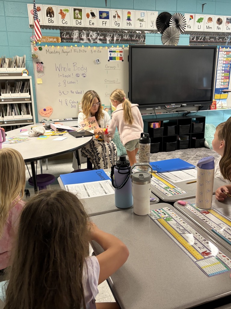 students working in classroom