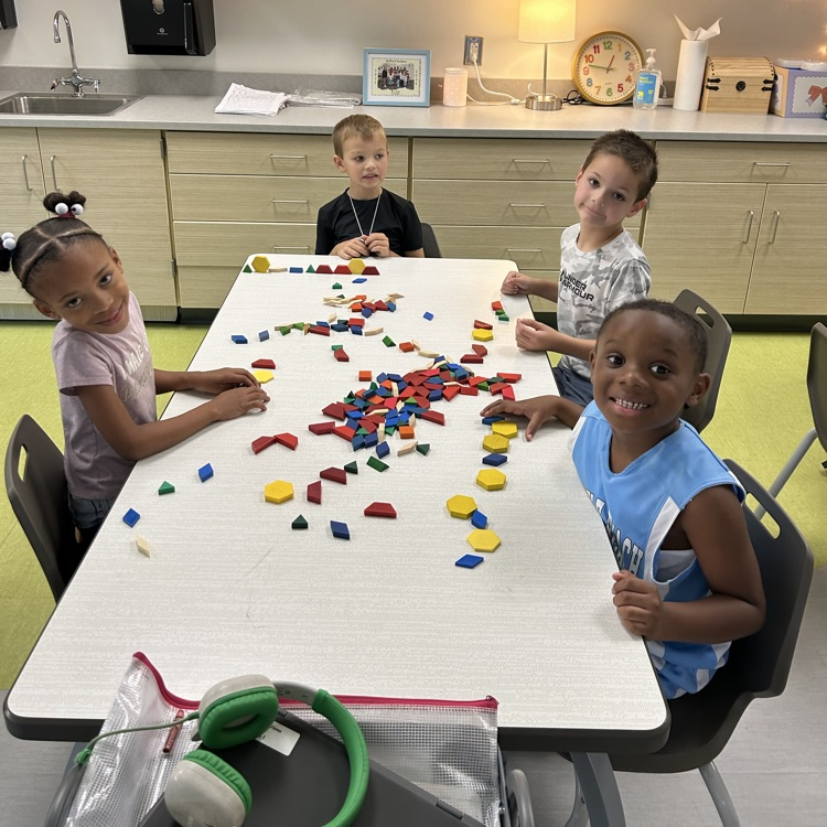 pattern blocks in first grade