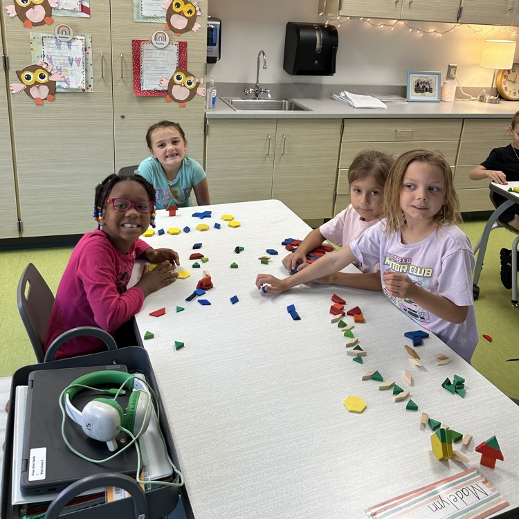 pattern blocks in first grade