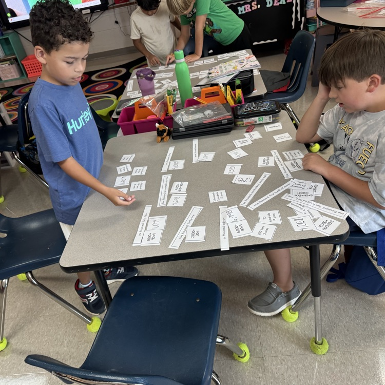 picture of students working in class