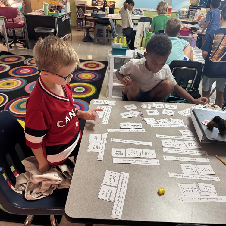 picture of students working in class