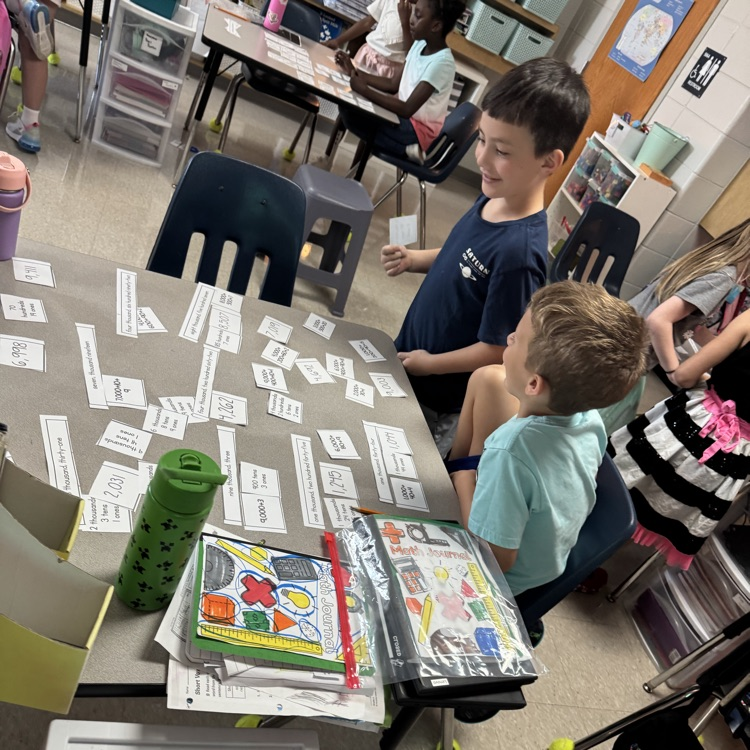 picture of students working in class
