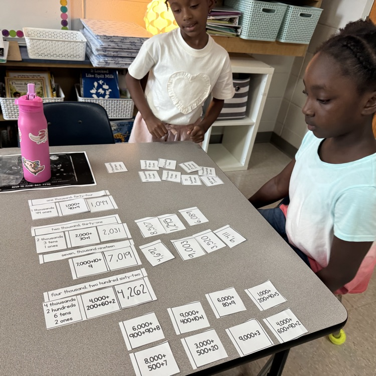 picture of students working in class