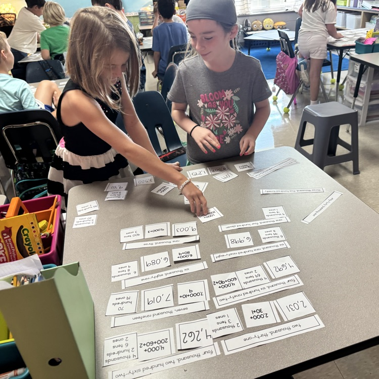picture of students working in class